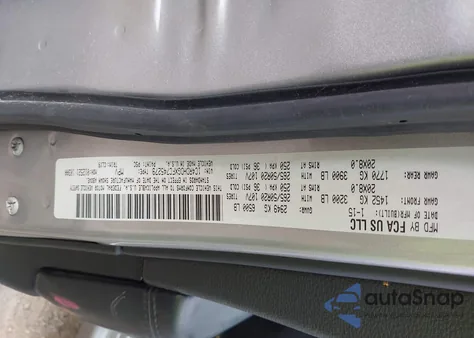 2015 Dodge Durango Limited z USA, uszkodzony, nr VIN 1C4RDHDGXFC745279